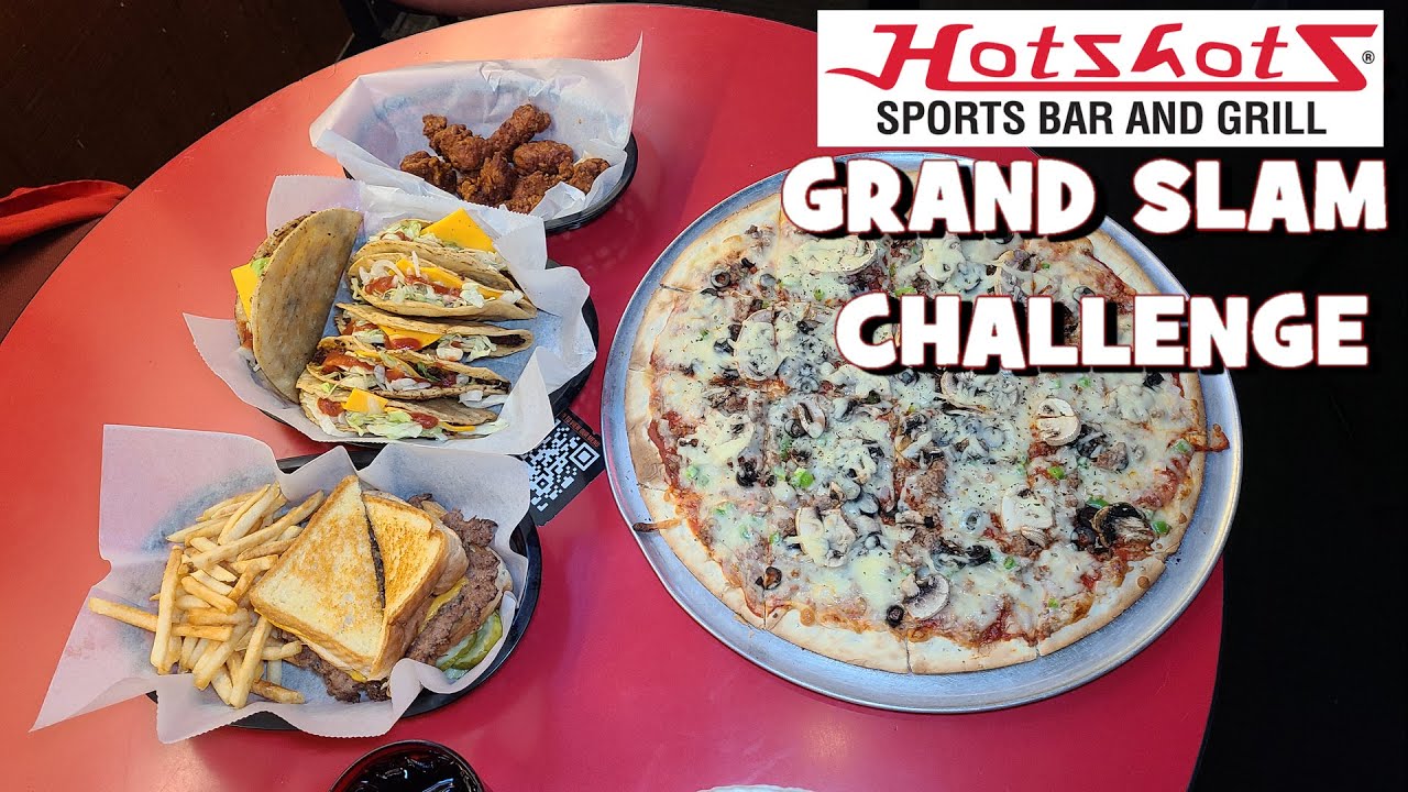 Hot Shots' Grand Slam Pizza Challenge in St Louis, MO Freak Eating