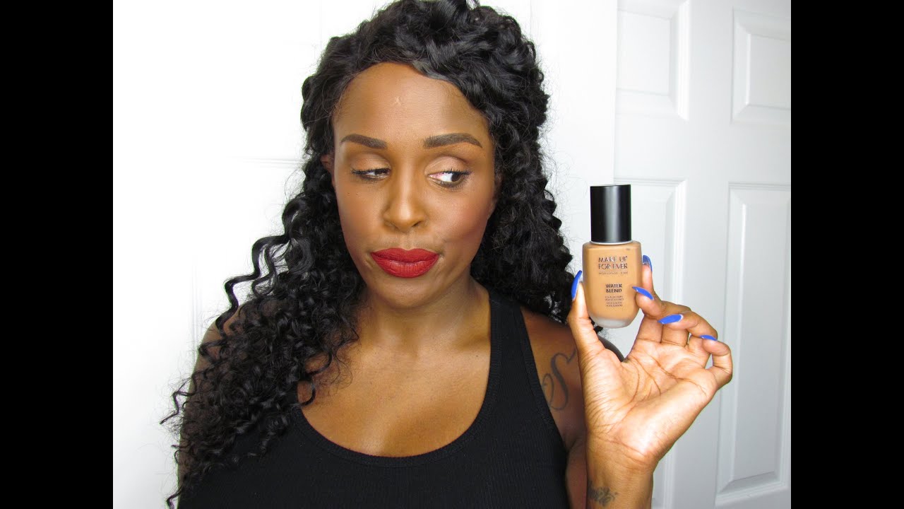 *BRAND NEW* MAKEUP FOREVER WATER BLEND FOUNDATION! FULL DEMO & "REAL