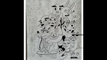 Illustration timelapse using Procreate on iPad. #sketchbook #lowbrow #drawing #draw #drawingvideo