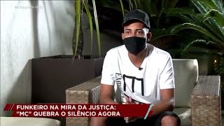 MC POZE FALA COM A TV RECORD SOBRE SUA PRISÃO