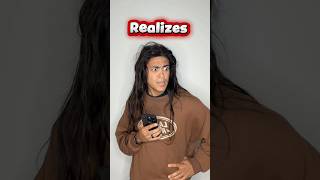 Lil bro had to tell her sis the bad news 😭💀#shorts