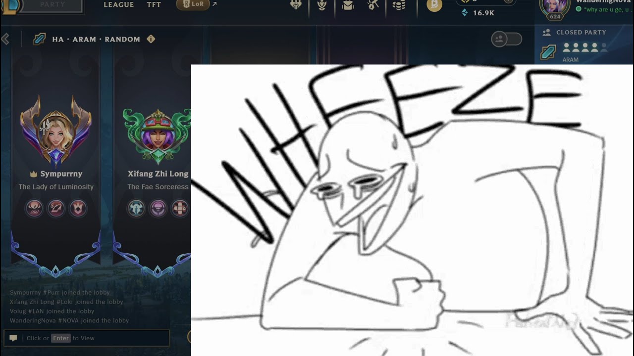 ESCUPO UN PULMON POR UN ATAQUE DE RISA [LEAGUE OF LEGENDS] - YouTube