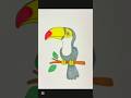 If you like cute bird please subscribe | #colouring #satisfyingvideo #birdart #cuteart #animalart
