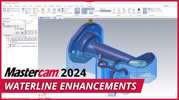 Waterline Toolpath Enhancements in Mastercam 2024