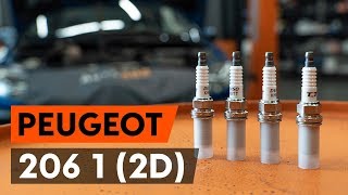 Replacing Spark plug set on PEUGEOT 206: workshop manual