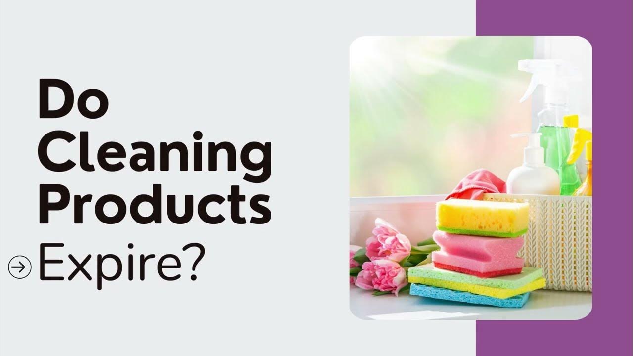 Do Cleaning Products Expire YouTube