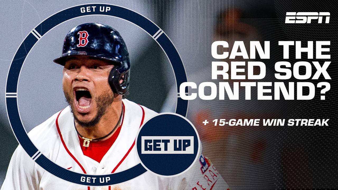 What fueled the Red Sox's 15-game win streak? Can Boston contend in the American League?! 🤨 | Get Up