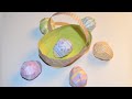 Handmade easter set  eggs basket  diy