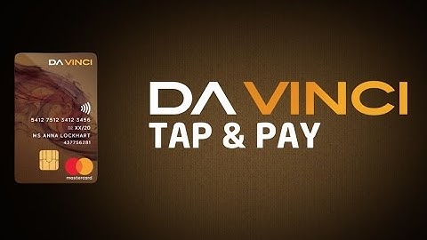 Da Vinci Choice - How to use for contactless payments