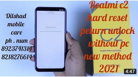 Realme C2(RMX1941)Hard Reset||New Update 2021||Remove Phone Lock||Unlock Pin/Password 100% Working