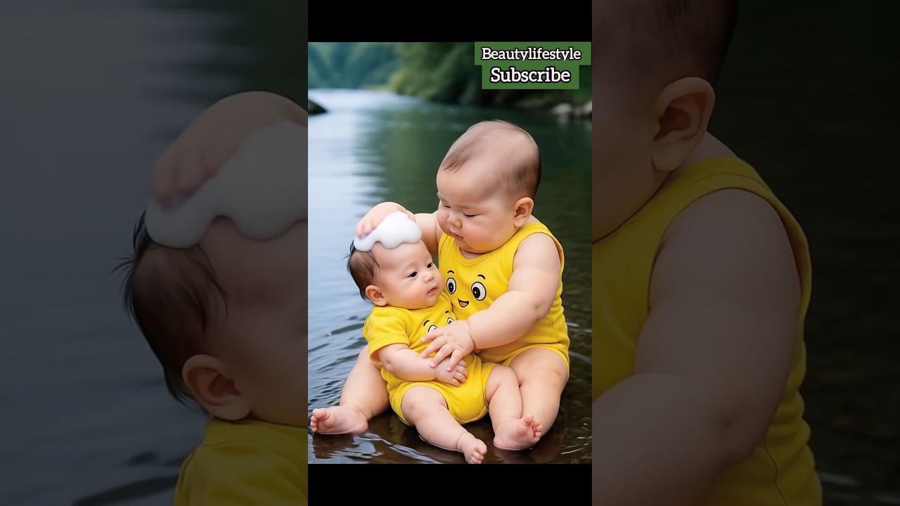 Big baby taking care of little baby 🥰 