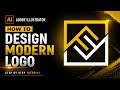 How to Design an FF Modern Logo | Adobe Illustrator (Step by Step Tutorial)