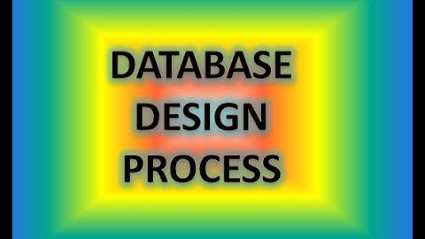 database design process