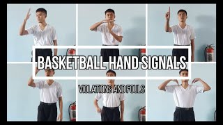 Basketball Hand Signals (Violations and Fouls)
