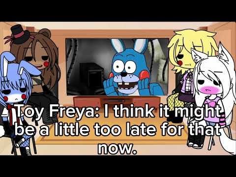 Fnia 2 characters reacts to Fnaf 2 videos