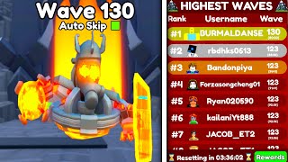 😱NEW STRAT!! 🔥 I WIN 130 WAVES AND GOT ON THE LEADERBOARD IN TOILET TOWER DEFENSE