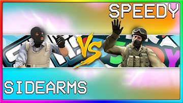 CS GO - SIDEARMS VS SPEEDY Rematch! (CSGO 1v1)
