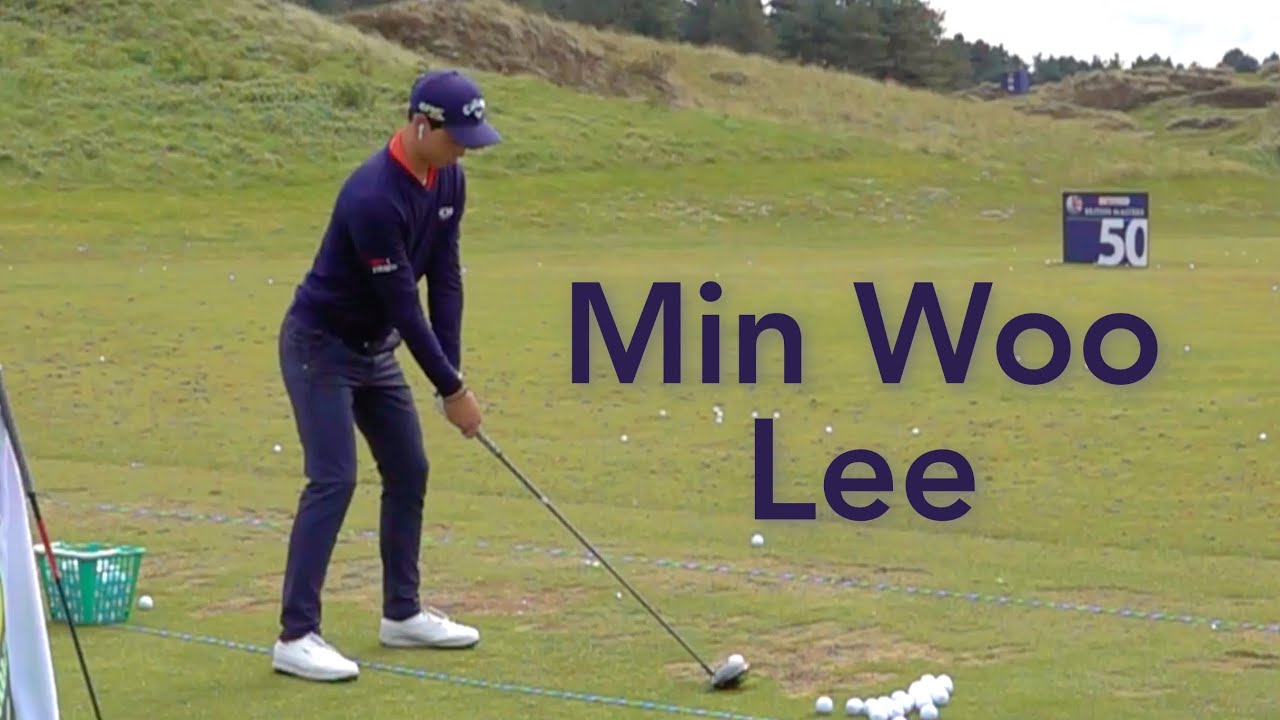 Min Woo Lee Golf Swing Slow Motion YouTube