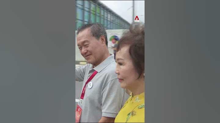 Tan Kin Lian cast his vote at Anderson Serangoon Junior College #shorts #pe2023