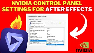 Best NVIDIA Control Panel SETTINGS For Topaz Video AI | Fix Topaz Video AI Not Using GPU To Render