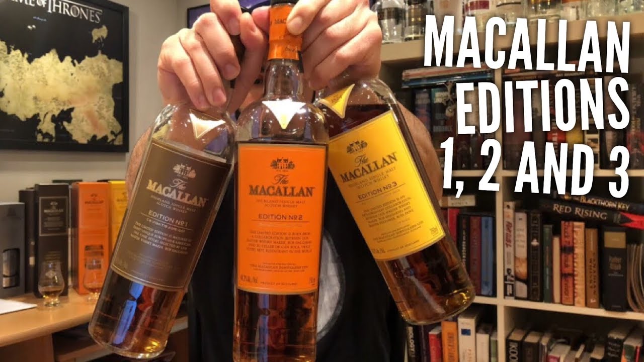 Macallan Edition 1 2 And 3 Whisky In The 6 200 Youtube