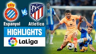 Highlights ESPANYOL vs ATLETICO MADRID: Kịch bản điên rồ, cú lội ngược dòng khó tin.