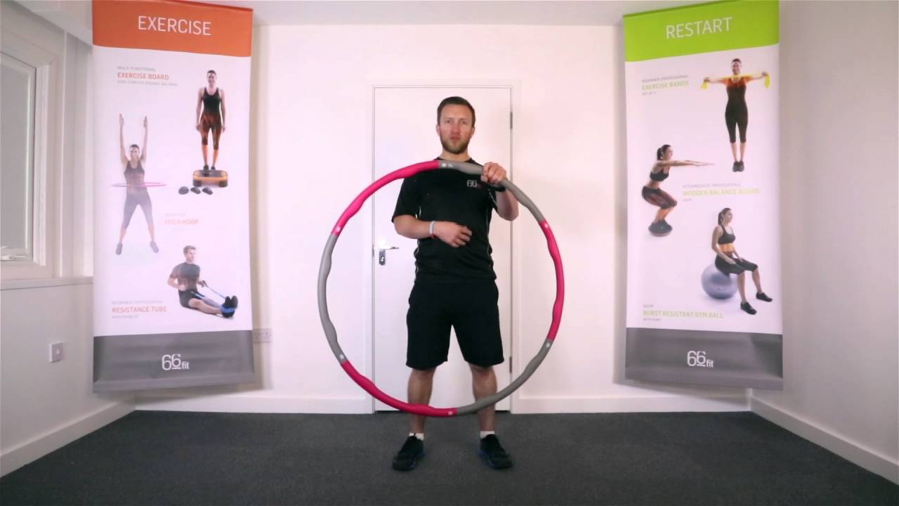 66FIT WEIGHTED HULA HOOPS - WAVE DESIGN TO BOOST CORE MUSCLE STRENGTH