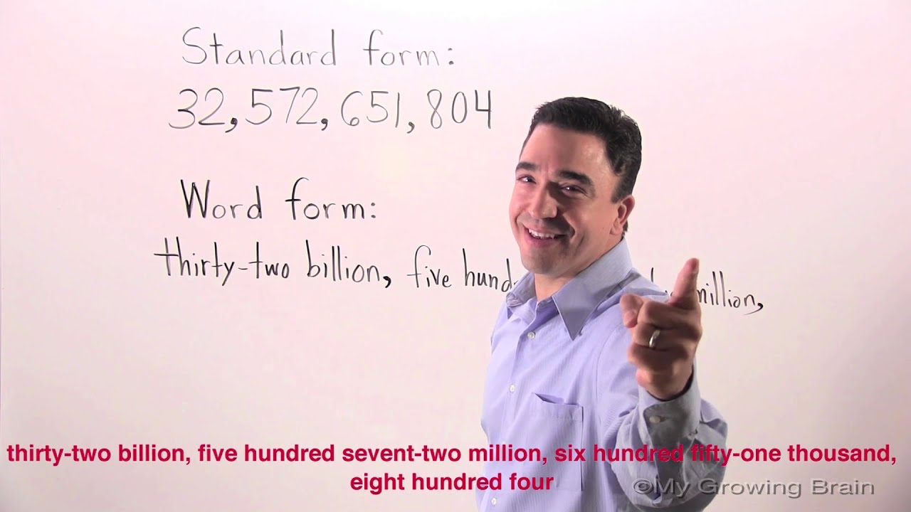 Word Form: Ten Billions / My Growing Brain - YouTube