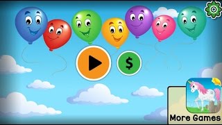 Kids Balloon Pop Game Free gameplay overview screenshot 2