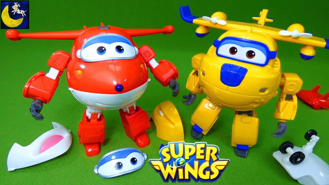 Super Wings Transforming Vehicle Build-It Buddies Jett Plane Bot