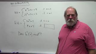 Math 131: Non differentiability