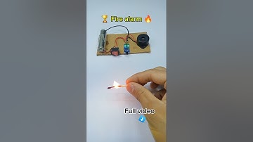 🚒 fire alarm || fire alarm project working model || fire alarm project using ir sensor