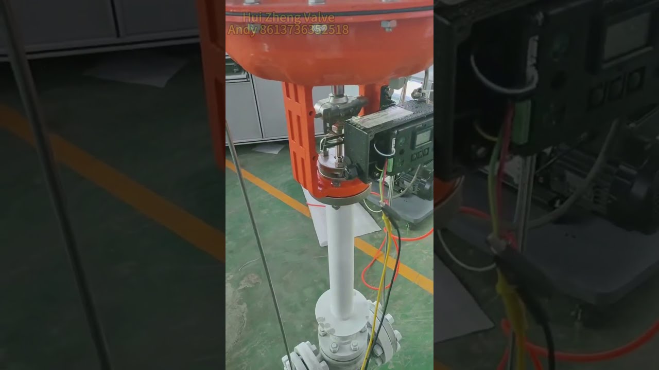 Full process display of minus 196 ° C low temperature test  #valvemanufacturing #cryogenicvalves