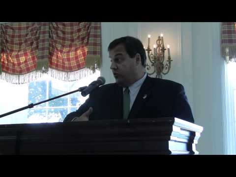 NJ Governor Chris Christie talks about Ronald Reagan