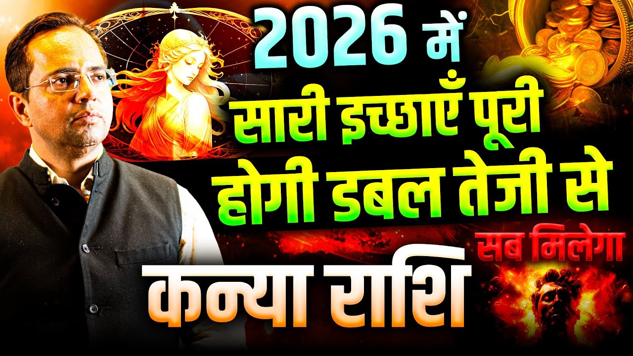 कन्या राशि 2026 वार्षिक राशिफल | स्थिरता और प्रगति का साल | Virgo 2026 Horoscope