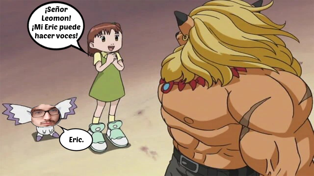 [Rangu y Eric] Todas las veces que Eric le pone voces distintas a Mameo en Digimon World