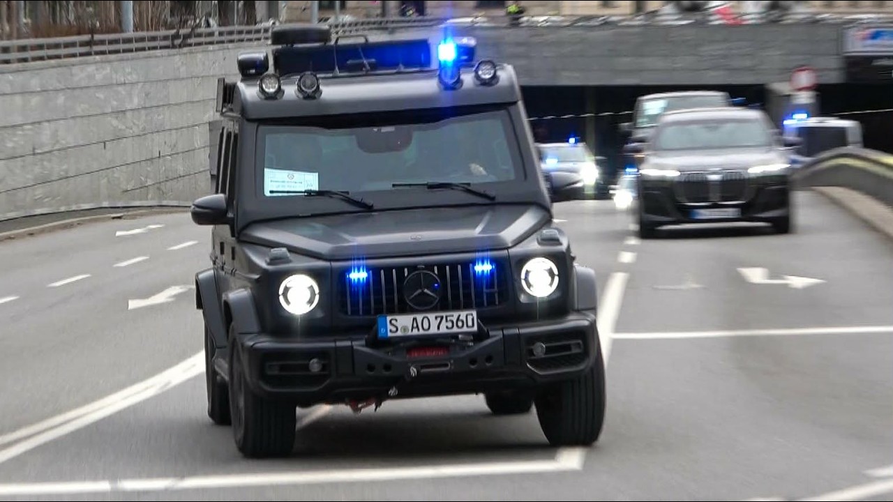 [🛑❗ VIP-Eskorte für PRÄSIDENT SELENSKYJ ❗🛑] 2 Helis begleiten | SEK BW [SIKO München 2026]