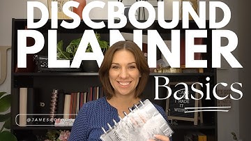 Discbound Planner Basics: What is discbound? How to get started planning. || JanesAgenda.com
