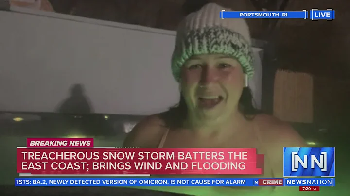 Rhode Island resident makes the best of the blizza...