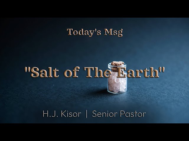 Salt of The Earth - Audio Only - Sun Jun 25th