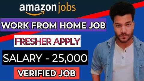 Amazon Work From Home Job 2025 | Associate Retail Process | Freshers Apply | Amazon Hiring 2026