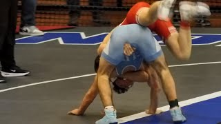 165 Trevor Hastings, Kirkwood over Ayden Donsbach, SLUH St Louis U High MD 14-5  Cons Round 2