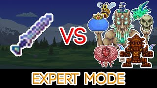 Terraria 1.3.5 - Zenith Shortsword vs All Bosses (Expert Mode)