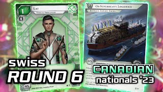 Netrunner Canadian Nationals 2023: Swiss Round 6 - Android: Netrunner