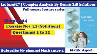 Exercise#4.2 Q# 1-12 Complex analysis by denni g zill - How to find complex Powers @MathTutor2-