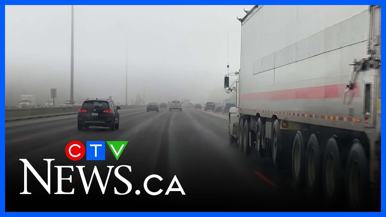 Freezing rain warning remains in effect for much of the GTA - YouTube