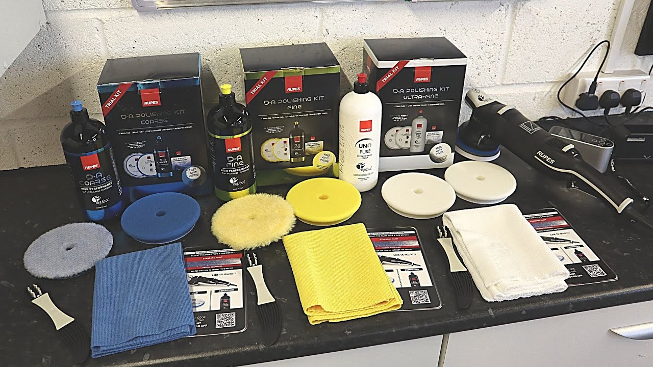 Rupes DA Kits, Car Polishing Simplified, Wool v Foam