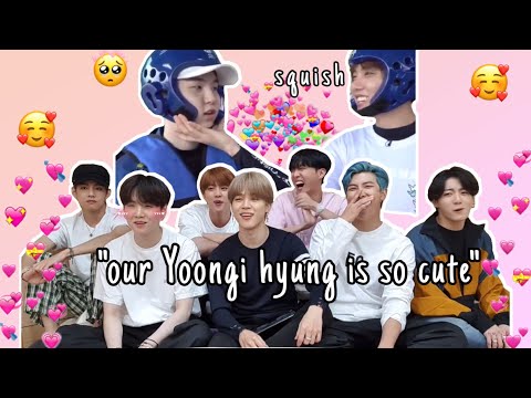 BTS calling Yoongi “cute” to keep you sane | spoiler alert: mostly Hobi and Jimin