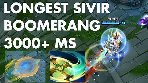 Longest Sivir Boomerang EVER