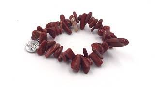 Kinsley Armelle Chip Collection - Silver Jasper Bracelet